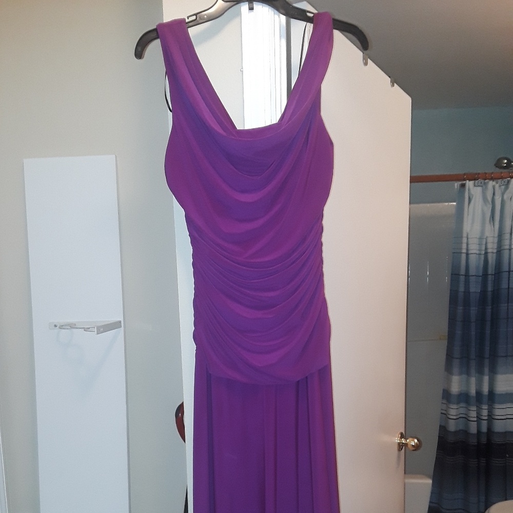 Purple formal dress